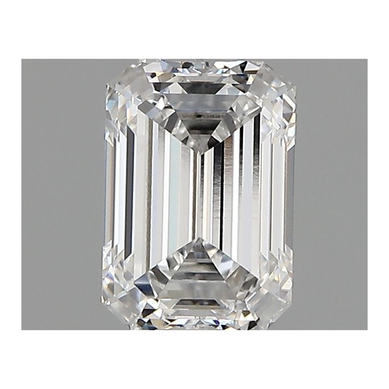 Diament laboratoryjny bezbarwny szlif szmaragdowy, 1.37ct, VVS1, D, IGI LG752572154