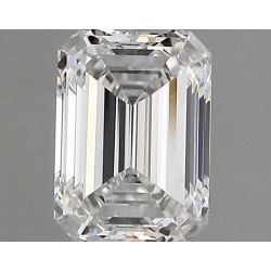 Diament laboratoryjny bezbarwny szlif szmaragdowy, 1.27ct, VVS2, E, IGI LG752572159