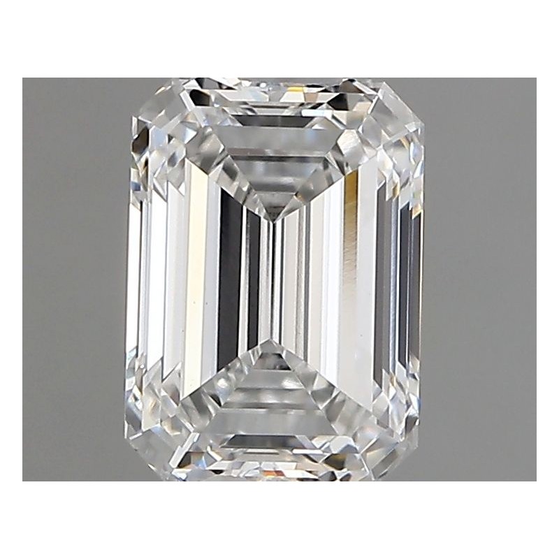 Diament laboratoryjny bezbarwny szlif szmaragdowy, 1.27ct, VVS2, E, IGI LG752572159