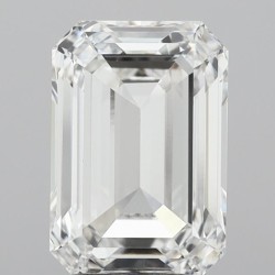 Diament laboratoryjny bezbarwny szlif szmaragdowy, 3ct, VVS1, D, IGI LG747530457