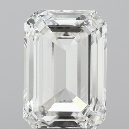 Diament laboratoryjny bezbarwny szlif szmaragdowy, 3ct, VVS1, D, IGI LG747530457