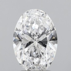 Diament laboratoryjny bezbarwny szlif owalny, 2.03ct, VVS2, D, IGI LG747530490