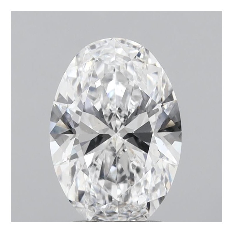 Diament laboratoryjny bezbarwny szlif owalny, 2.03ct, VVS2, D, IGI LG747530490