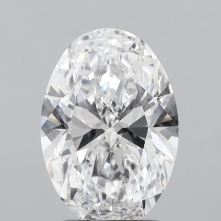 Diament laboratoryjny bezbarwny szlif owalny, 2.03ct, VVS2, D, IGI LG747530490
