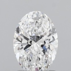 Diament laboratoryjny bezbarwny szlif owalny, 1.01ct, VVS2, D, IGI LG747530493