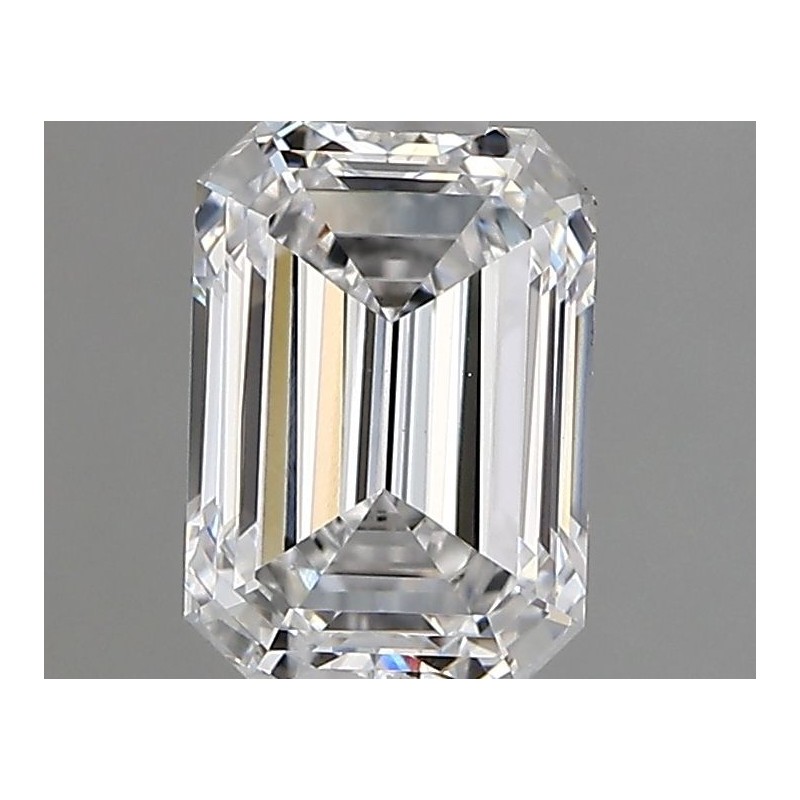 Diament laboratoryjny bezbarwny szlif szmaragdowy, 1.41ct, VVS2, D, IGI LG752572155