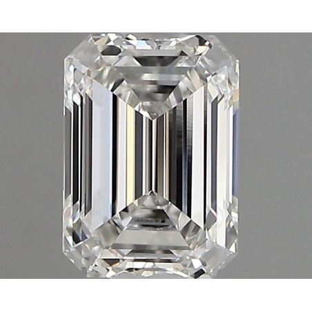 Diament laboratoryjny bezbarwny szlif szmaragdowy, 1.15ct, VVS2, F, IGI LG752572157