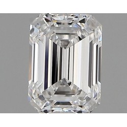 Diament laboratoryjny bezbarwny szlif szmaragdowy, 1.05ct, VVS2, D, IGI LG752572151