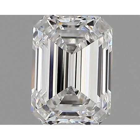 Diament laboratoryjny bezbarwny szlif szmaragdowy, 1.05ct, VVS2, D, IGI LG752572151