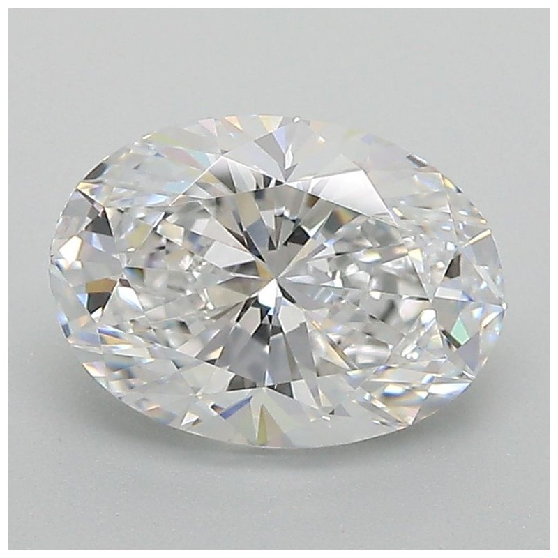 Diament laboratoryjny bezbarwny szlif owalny, 1.72ct, VVS2, D, IGI LG750502572