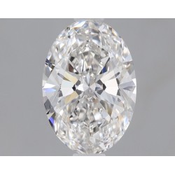 Diament laboratoryjny bezbarwny szlif owalny, 1.09ct, VVS2, E, IGI LG626416899