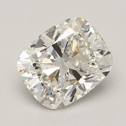 Diament laboratoryjny bezbarwny szlif poduszkowy brylantowy, 1.67ct, VVS2, F, IGI LG614320787