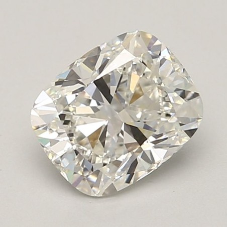 Diament laboratoryjny bezbarwny szlif poduszkowy brylantowy, 1.67ct, VVS2, F, IGI LG614320787