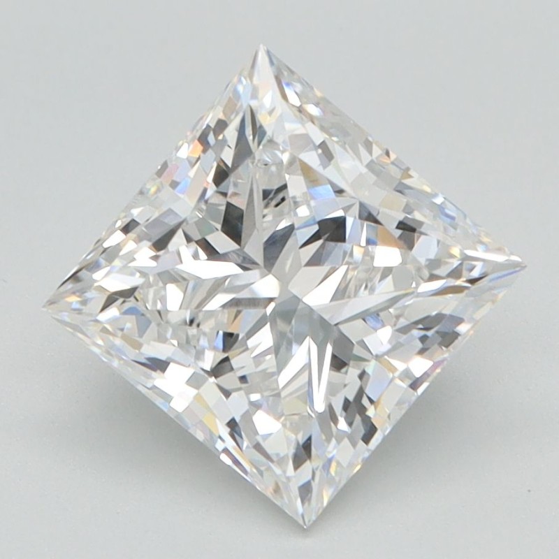 Diament laboratoryjny bezbarwny szlif princess, 2.57ct, VVS2, D, IGI LG654485618 Diament laboratoryjny bezbarwny szlif princess, 2.57ct, VVS2, D, IGI LG654485618