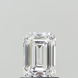 Diament laboratoryjny bezbarwny szlif szmaragdowy, 1.04ct, VVS2, D, IGI LG711514111