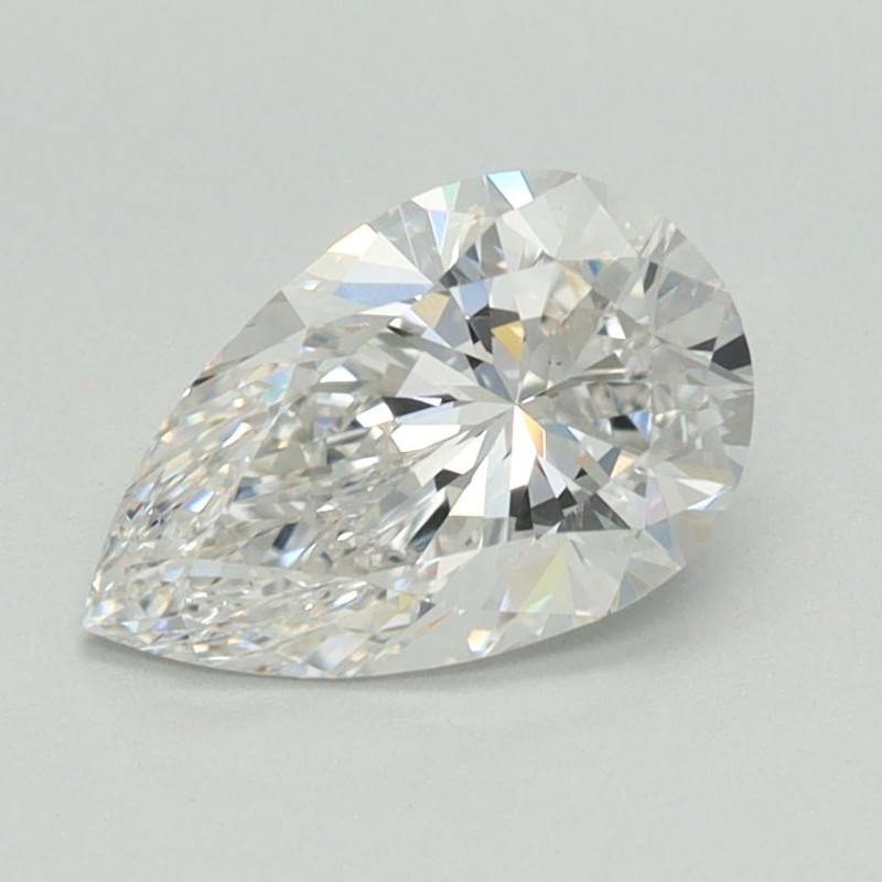 Diament laboratoryjny bezbarwny szlif gruszkowy, 1.14ct, VVS2, E, IGI LG619440029