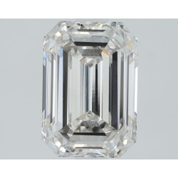 Diament laboratoryjny bezbarwny szlif szmaragdowy, 1.6ct, IF, F, IGI LG631440679