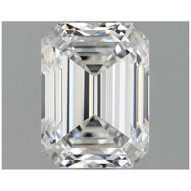 Diament laboratoryjny bezbarwny szlif szmaragdowy, 1.06ct, IF, E, IGI LG633483706