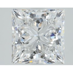 Diament laboratoryjny bezbarwny szlif princess, 2.7ct, VVS2, E, IGI LG670410554