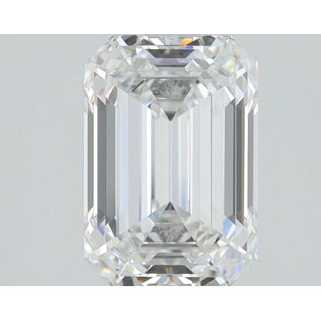 Diament laboratoryjny bezbarwny szlif szmaragdowy, 1.55ct, VVS2, D, IGI LG705509074