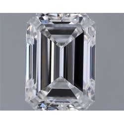 Diament laboratoryjny bezbarwny szlif szmaragdowy, 1.48ct, VVS2, D, IGI LG700567162