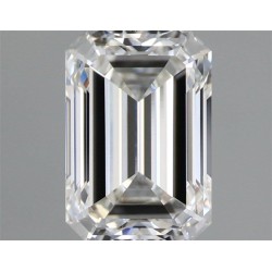 Diament laboratoryjny bezbarwny szlif szmaragdowy, 1.88ct, VVS2, F, IGI LG696558329