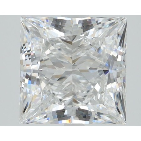 Diament laboratoryjny bezbarwny szlif princess, 1.9ct, VVS2, D, IGI LG698539538