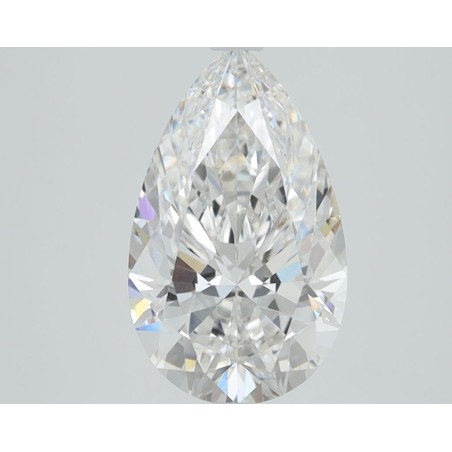 Diament laboratoryjny bezbarwny szlif gruszkowy, 2.05ct, VVS1, E, GIA 2514231586