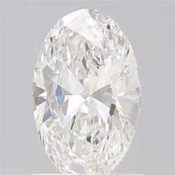 Diament laboratoryjny bezbarwny szlif owalny, 1.11ct, VVS2, D, IGI LG567345774