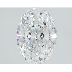 Diament laboratoryjny bezbarwny szlif owalny, 2.77ct, VVS2, F, IGI LG726564400