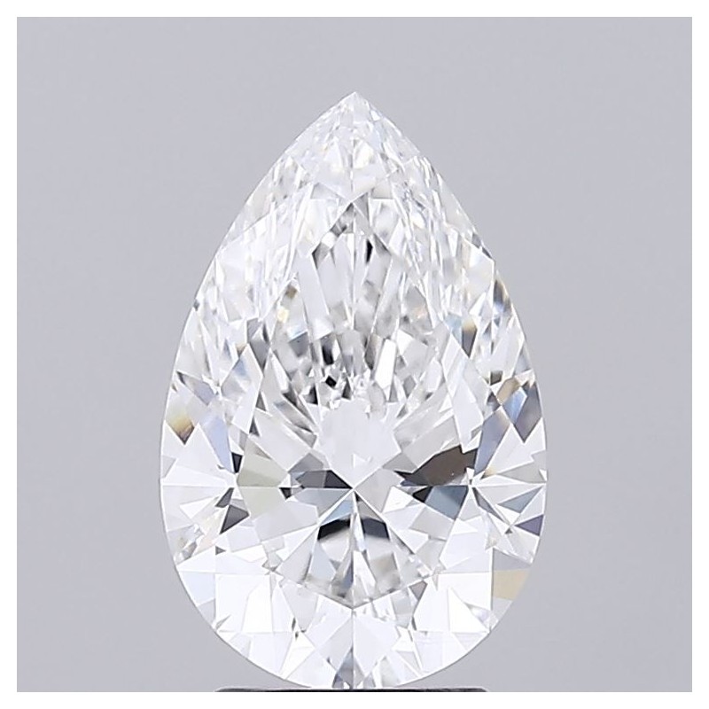 Diament laboratoryjny bezbarwny szlif gruszkowy, 2.76ct, VVS2, E, IGI LG734513671
