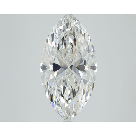 Diament laboratoryjny bezbarwny markiza, 2.07ct, VVS1, E, IGI LG671485346