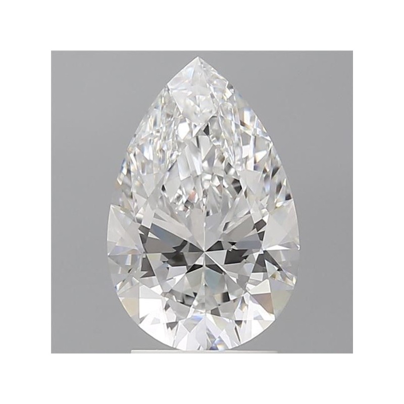 Diament laboratoryjny bezbarwny szlif gruszkowy, 2.6ct, VVS2, D, IGI LG707527896