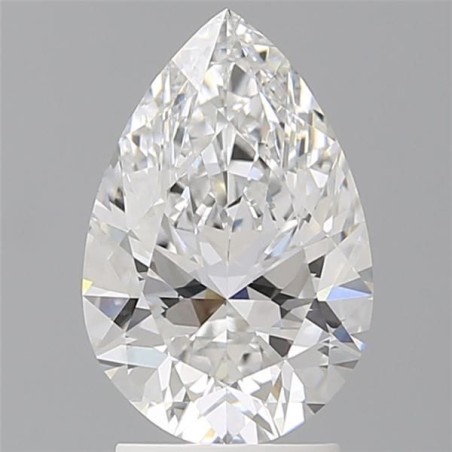 Diament laboratoryjny bezbarwny szlif gruszkowy, 2.45ct, VVS2, E, IGI LG724551957