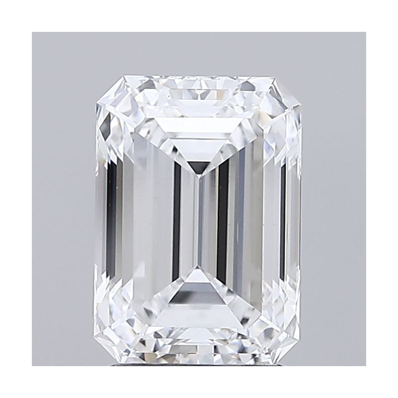 Diament laboratoryjny bezbarwny szlif szmaragdowy, 2.13ct, VVS2, D, IGI LG735592909