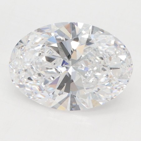 Diament laboratoryjny bezbarwny szlif owalny, 2.57ct, VVS1, D, IGI LG669420153