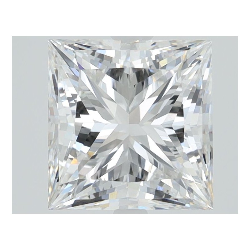 Diament laboratoryjny bezbarwny szlif princess, 2.56ct, VVS2, F, IGI LG729546572 Diament laboratoryjny bezbarwny szlif princess, 2.56ct, VVS2, F, IGI LG729546572