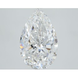 Diament laboratoryjny bezbarwny szlif gruszkowy, 1.86ct, VVS2, D, IGI LG739590045