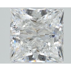 Diament laboratoryjny bezbarwny szlif princess, 2.2ct, VVS2, D, IGI LG735545381
