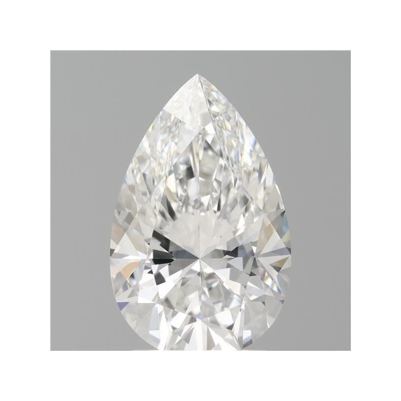 Diament laboratoryjny bezbarwny szlif gruszkowy, 2.59ct, VVS2, D, IGI LG728555592