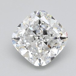 Diament laboratoryjny bezbarwny szlif poduszkowy brylantowy, 3ct, VVS2, D, GIA 7536315757