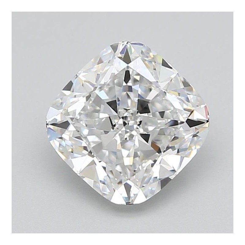 Diament laboratoryjny bezbarwny szlif poduszkowy brylantowy, 3ct, VVS2, D, GIA 7536315757