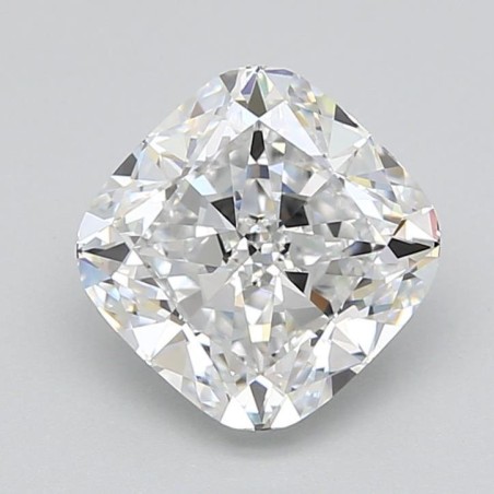 Diament laboratoryjny bezbarwny szlif poduszkowy brylantowy, 3ct, VVS2, D, GIA 7536315757