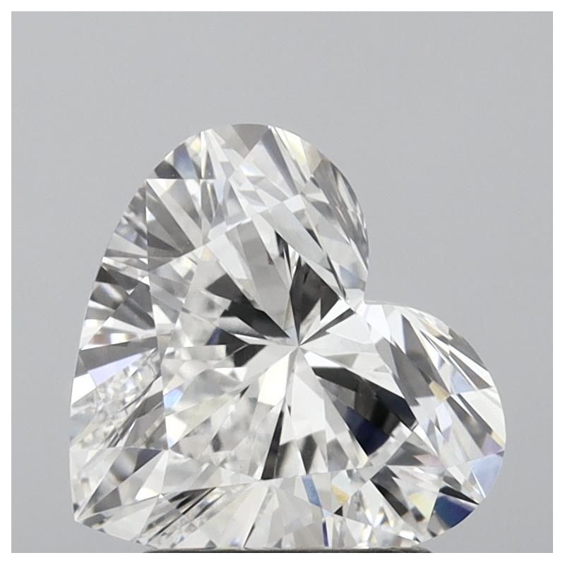 Diament laboratoryjny bezbarwny serce, 2.12ct, VVS2, F, IGI LG636482504