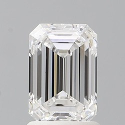 Diament laboratoryjny bezbarwny szlif szmaragdowy, 1.6ct, VVS1, E, IGI LG710506239
