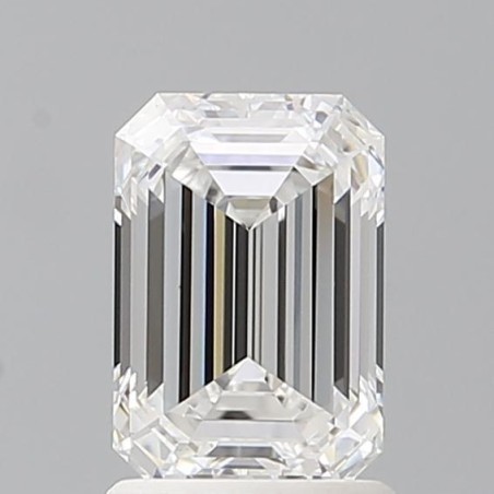 Diament laboratoryjny bezbarwny szlif szmaragdowy, 1.6ct, VVS1, E, IGI LG710506239
