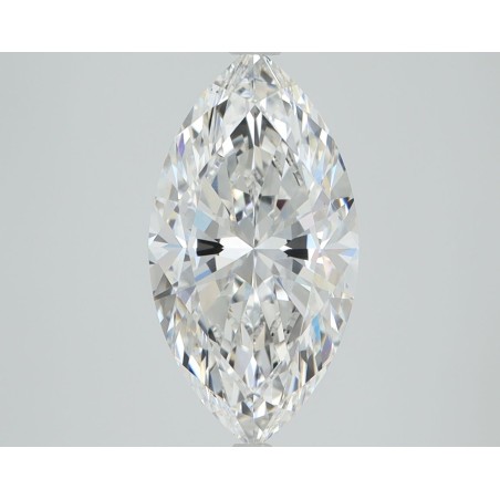 Diament laboratoryjny bezbarwny markiza, 2.97ct, VVS2, D, IGI LG735570260