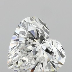 Diament laboratoryjny bezbarwny serce, 1.57ct, VVS2, E, IGI LG646472464