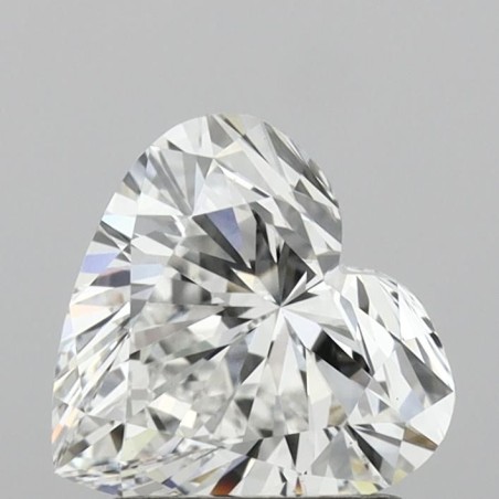 Diament laboratoryjny bezbarwny serce, 1.57ct, VVS2, E, IGI LG646472464