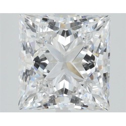 Diament laboratoryjny bezbarwny szlif princess, 2.33ct, VVS1, D, IGI LG726521992